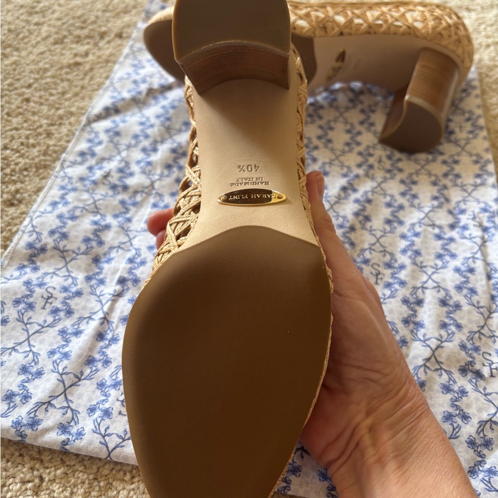 NEW! Sarah Flint Perfect Round Toe 70 Pump-size 40.5 NEVER WORN! - Picture 5 of 5